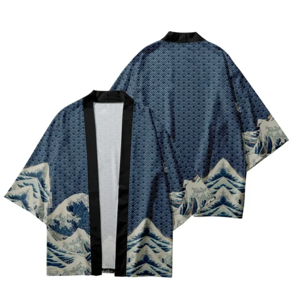Haori Kimono 'Umi no Nami' - Image 3