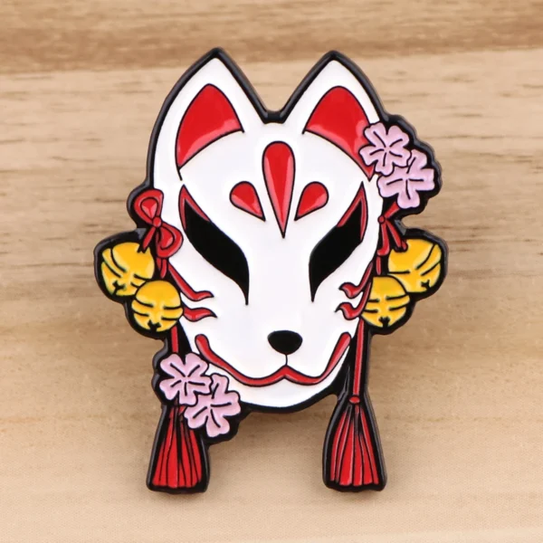 Kitsune Mask - Brooch