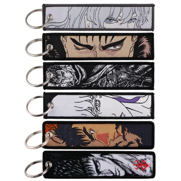 Berserk Embroidered Keychain