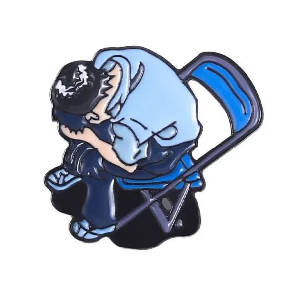 Shinji in chair - Brooch - Image 2