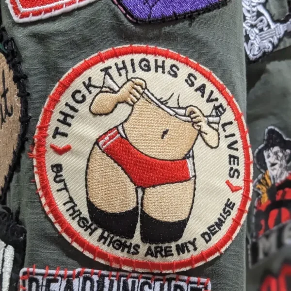 Thick Thighs Save Lives - Velcro Patch
